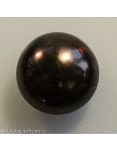 Süsswasserperle bronze14mm button