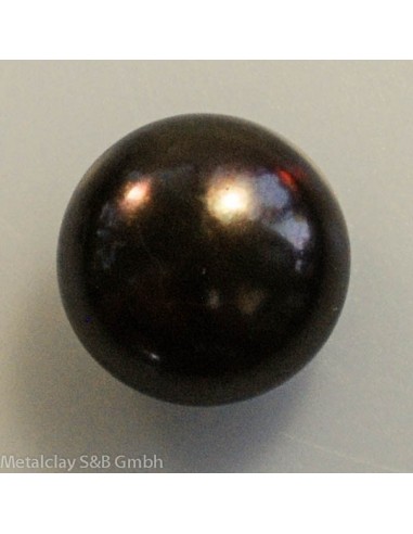 Süsswasserperle bronze14mm button