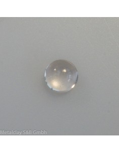 Rosenquarz klar Cabochon  8 mm 2