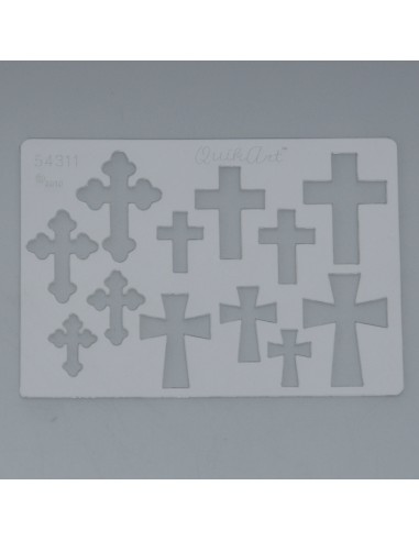 Schablone Quickart Kreuz1