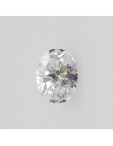 Zirkonia weiss oval 8x6mm 