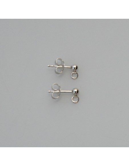 Ohrstecker mit Kugel 3mm