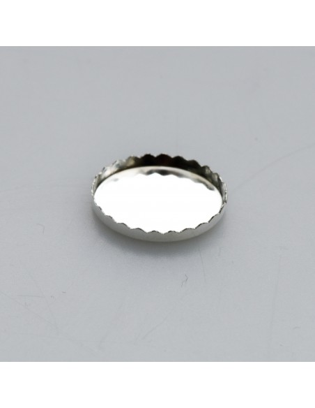 Fassung für Steine 14x10mm gezackt