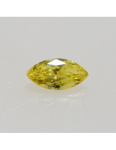 Zirkonia gelb navette 5x2.5
