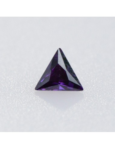 Zirkonia amethyst dreieck 4x4