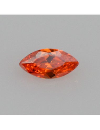Zirkonia orange navette 5x2.5