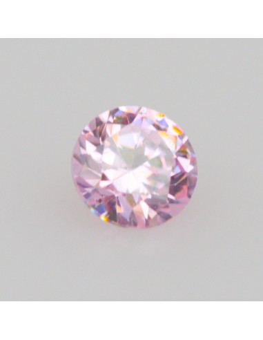 Zirkonia rosa rund 