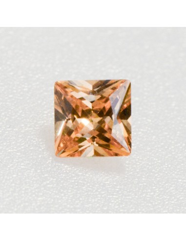 Zirkonia champagner rund 2.0