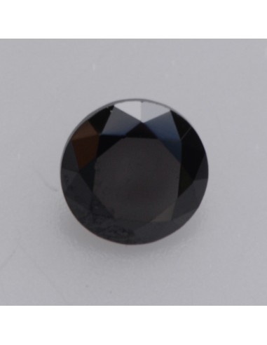 Zirkonia schwarz rund 2.0