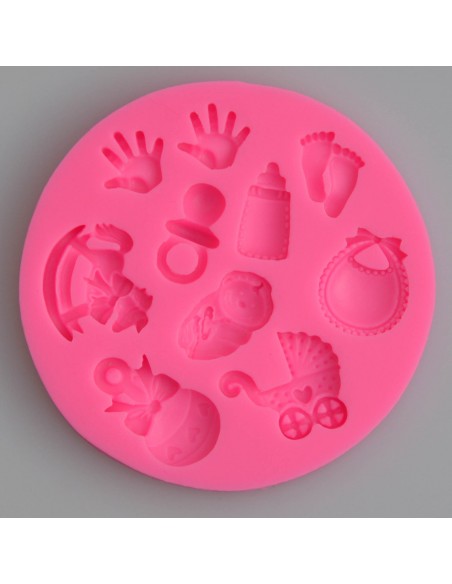 Silikonform Baby2
