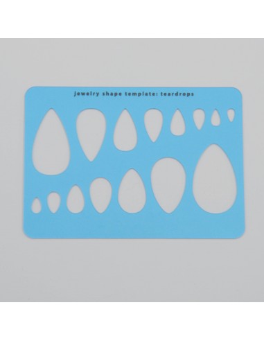 Schablone Teardrops