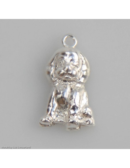 Silikonform sitzender Hund