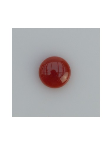 Roter Achat Cabochon 8 mm