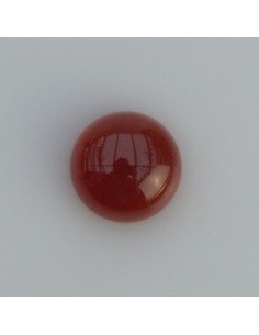 Roter Achat Cabochon 10 mm