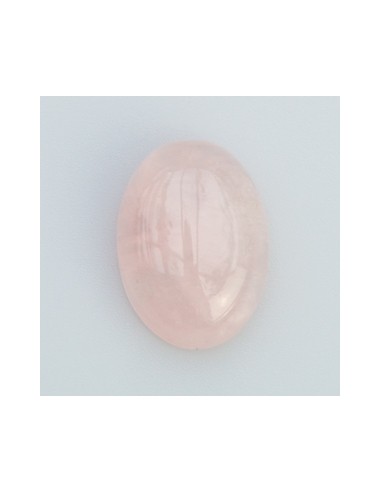 Rosenquarz oval 18x13 mm