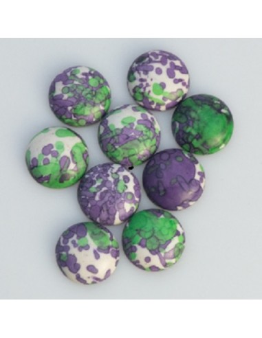 Regenblumen Jaspis  17 mm