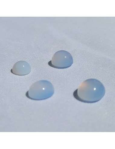 Chalcedon natural blue 10x8mm