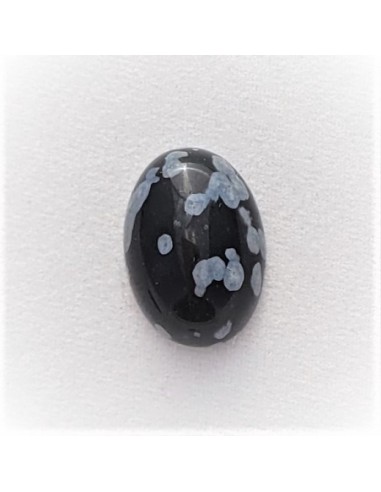 Schneeflocken Obsidian 18 x 13 mm