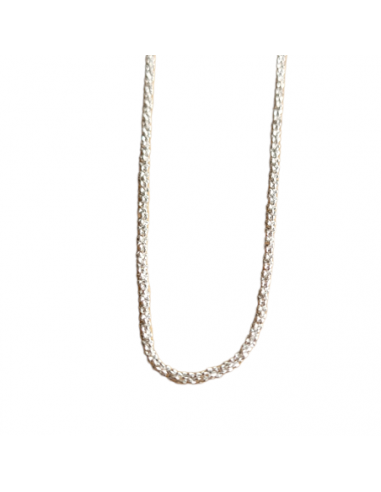 Silberkette Criss Cross 50 cm