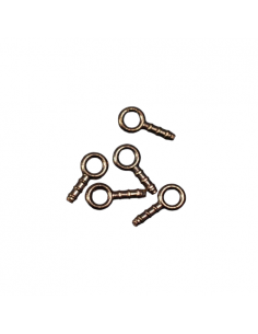 Steckösen Bronze 4mm 5 Stück