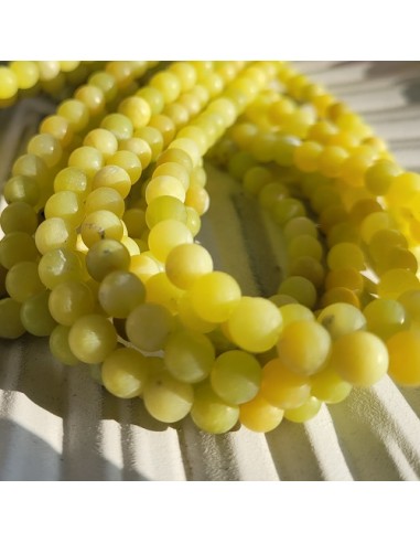 Zitronen Jade Perlen