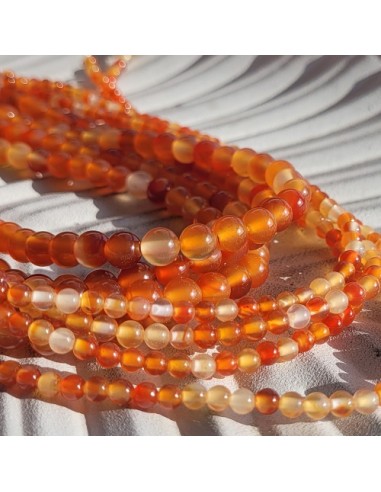 Karneol, Perlen 4 mm