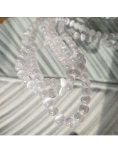 Selenit, Perlen 6 mm