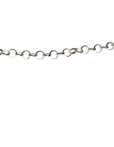 Erbsenkette Rolo 2,4mm - 50 cm