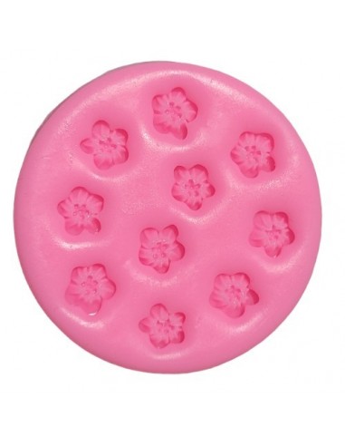 Silikonform Pfirsich - Blüten