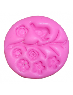 Silikonform Blütenzweig mit...