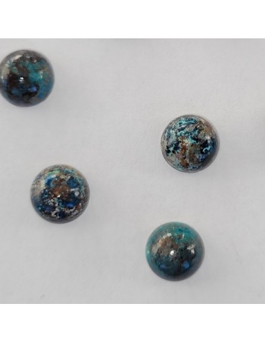 Chrysokoll, Cabochon 8mm