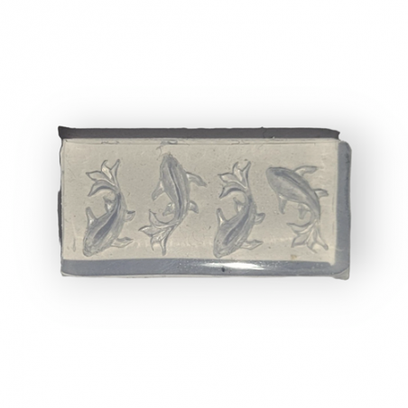 Silikonform mini, Koi Fische