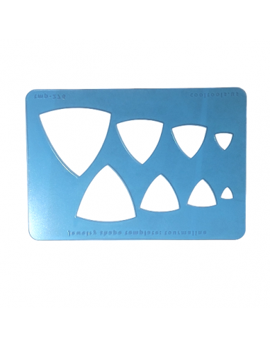 Schablone Dreieck - Schild