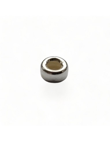 Silberperlen 925, Rondelle 4x3mm, 10 Stk.