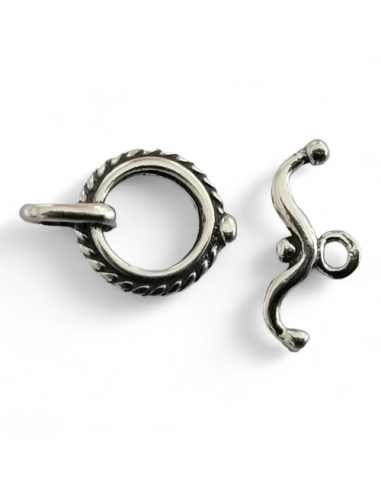 Knebelverschluss mit Seilkante 925 13.8mm