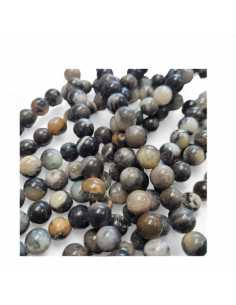 Blumen Amazonit Perlen 8mm