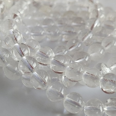 Bergkristall Quarz Perlen, 4 mm
