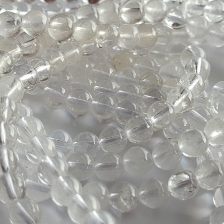 Bergkristall Quarz Perlen, 4-4,5 mm