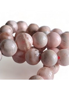 Rhodochrosit Perle, 6-6,5 mm, Kl. A