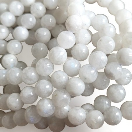 Regenbogen Mondstein Perlen 4-4,5 mm,  Kl. A