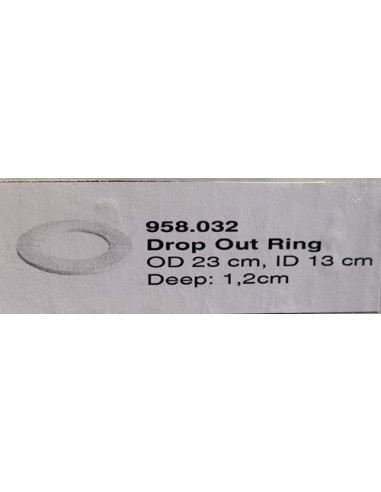 Glasfusing- Keramikform "Drop out 23 cm"