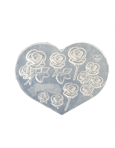 Rosen Silikonform mini