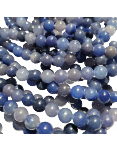 Aventurin blau Perlen 6 mm