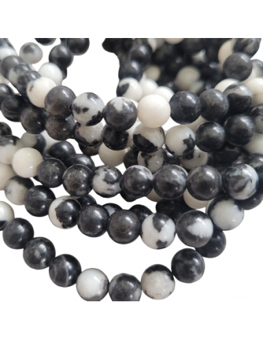 Zebra Jaspis Perlen, 6 mm