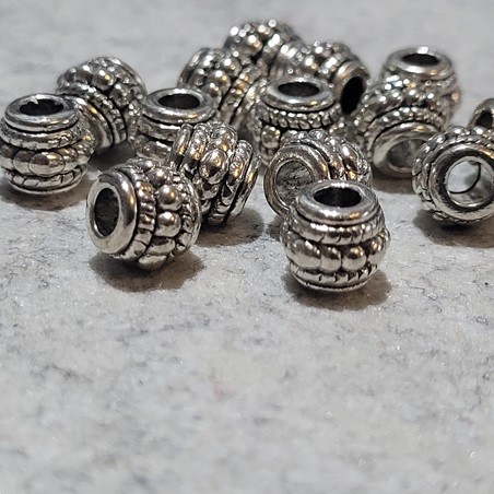 Perle Metall Fass 8x6,5mm