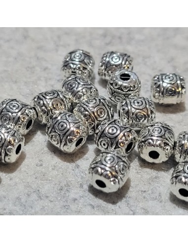 Perle Metall Fass 6mm