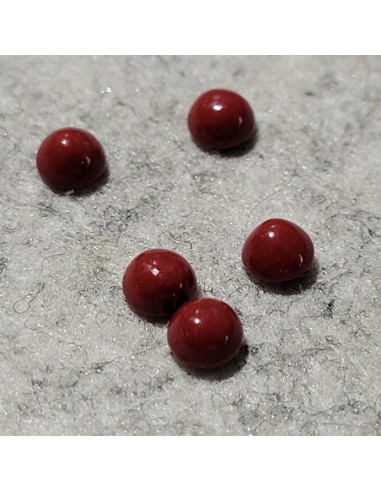 Rote Koralle Synthetisch, 4 mm