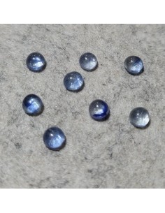 Kyanit Cabochon 4 mm, rund 2