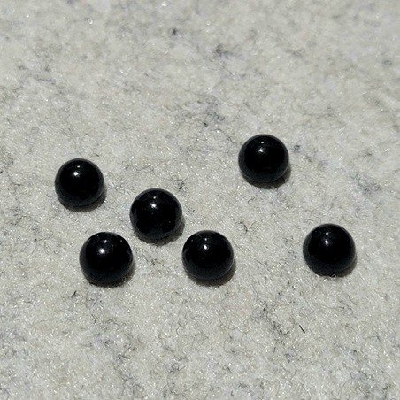 Obsidian Cabochon, 4 mm
