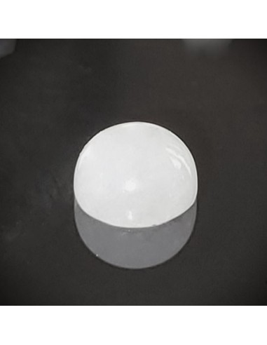 Weisse Jade, Cabochon 4mm